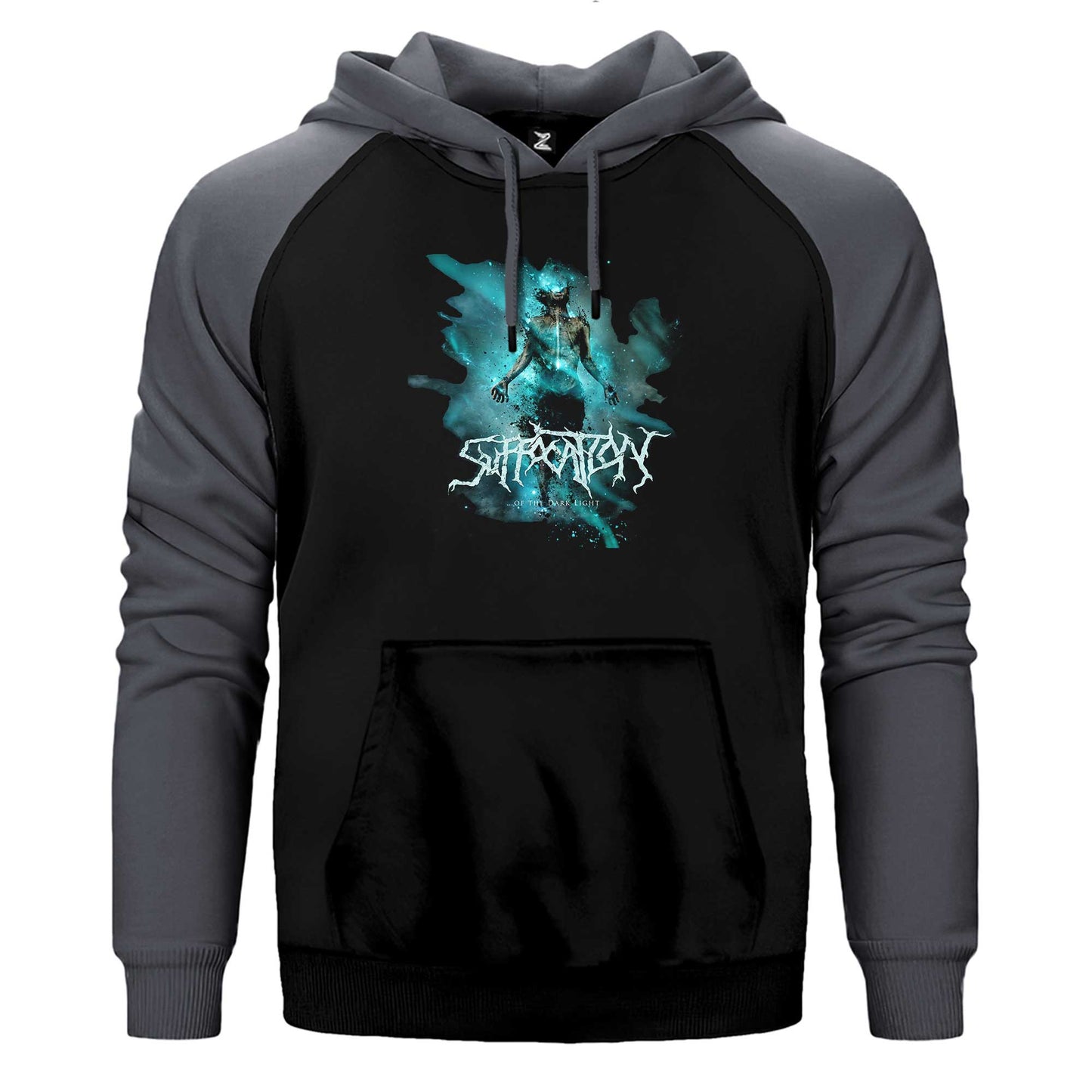Suffacation Of The Dark Light Çift Renk Reglan Kol Sweatshirt / Hoodie