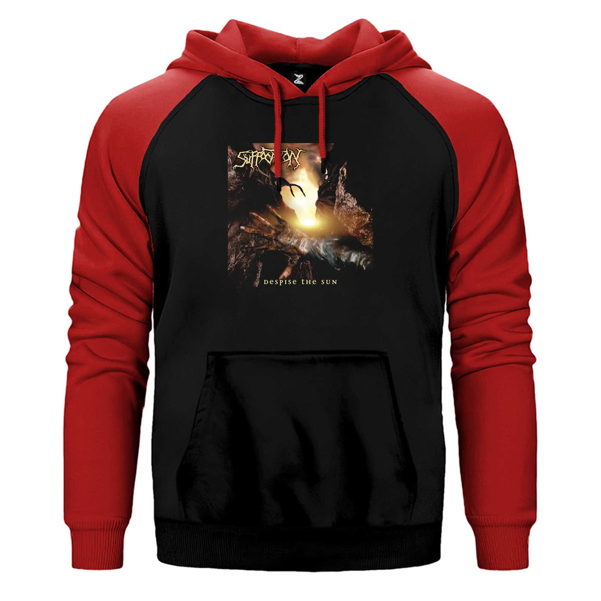 Suffacation Despise The Sun Çift Renk Reglan Kol Sweatshirt / Hoodie