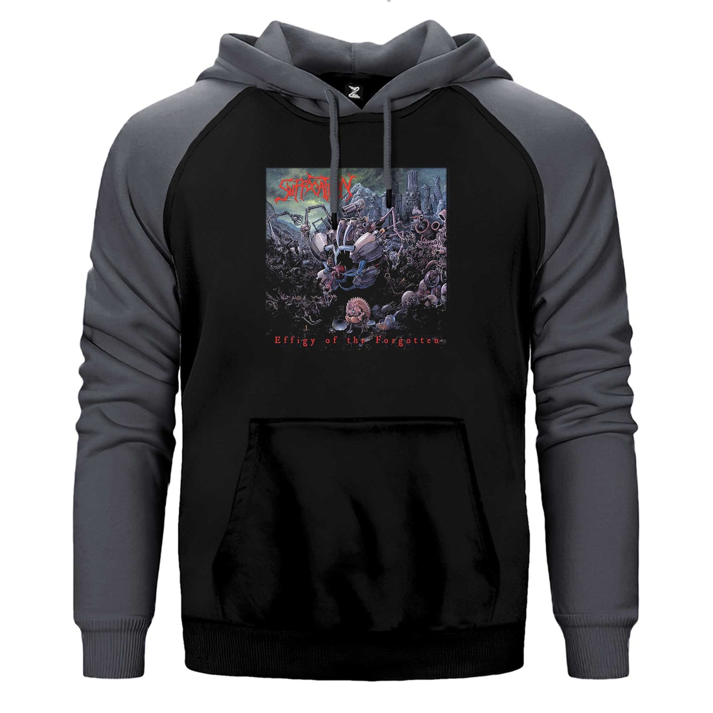 Suffacation Effigy Of The Forgotten Çift Renk Reglan Kol Sweatshirt / Hoodie