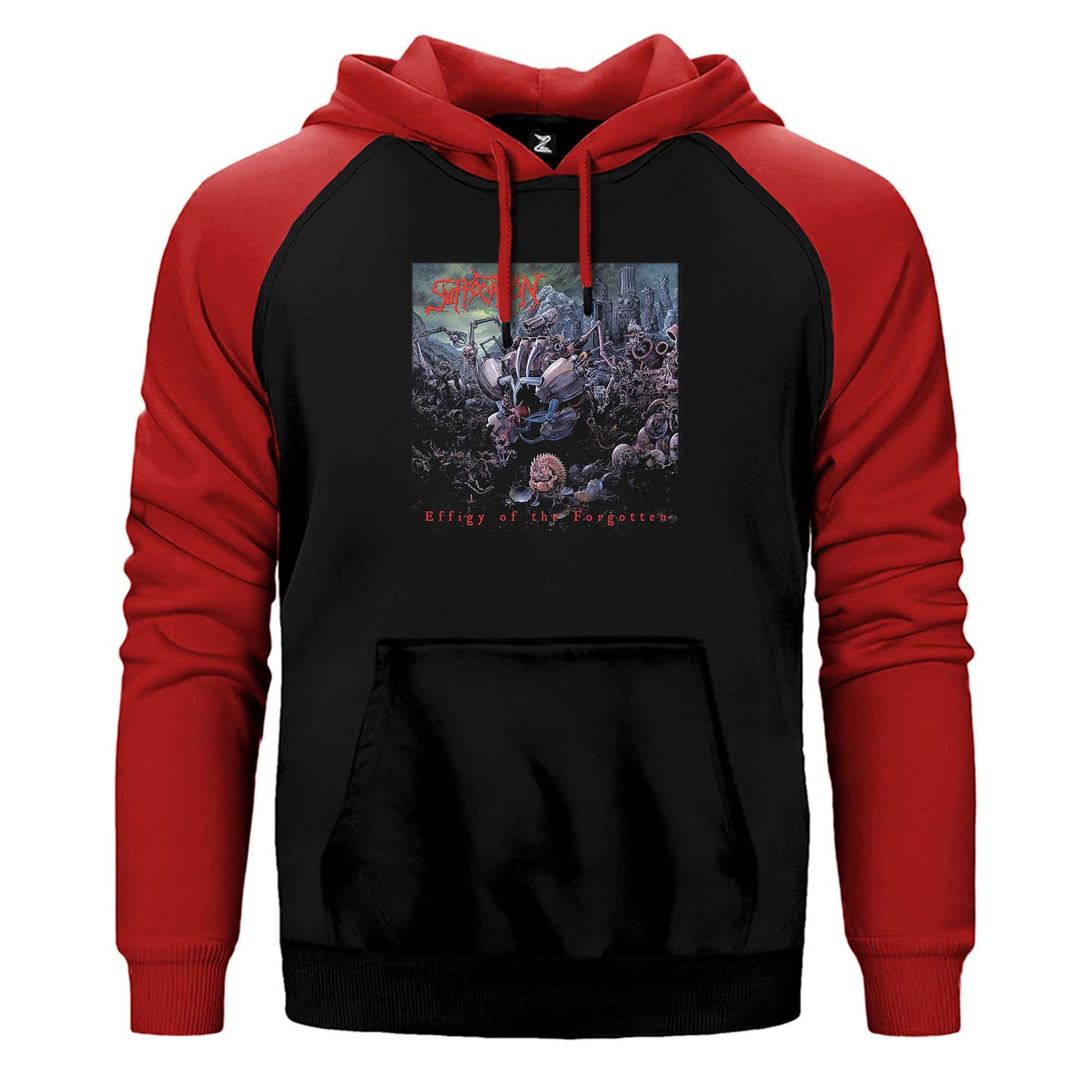 Suffacation Effigy Of The Forgotten Çift Renk Reglan Kol Sweatshirt / Hoodie