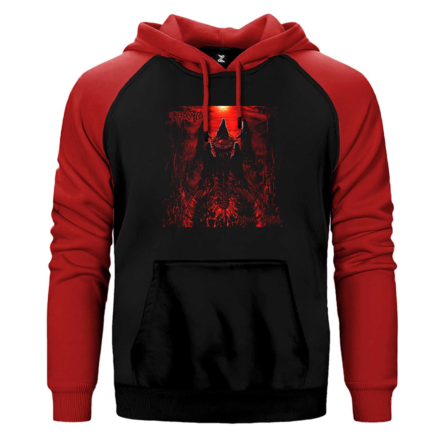 Suffocation Blood Dath Çift Renk Reglan Kol Sweatshirt / Hoodie
