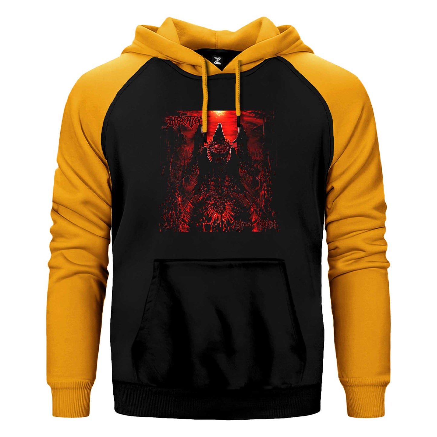 Suffocation Blood Dath Çift Renk Reglan Kol Sweatshirt / Hoodie