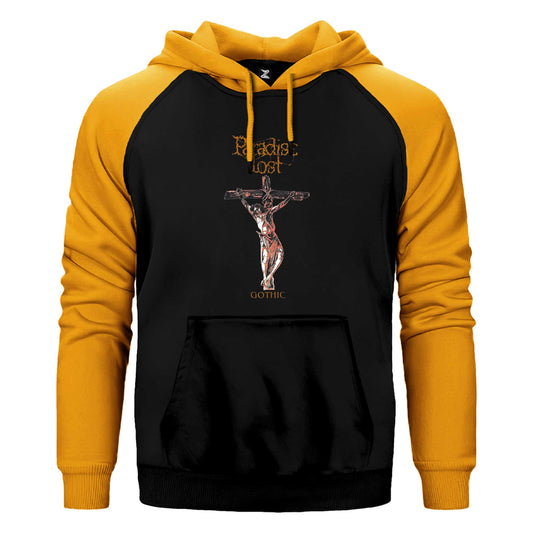 Paradise Lost Gothic Çift Renk Reglan Kol Sweatshirt / Hoodie