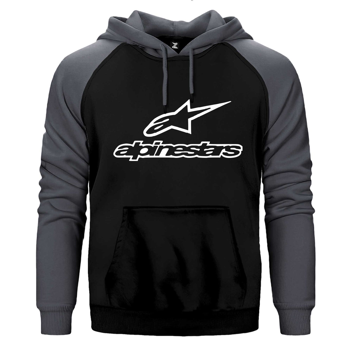 Alpinestars Logo Text Çift Renk Reglan Kol Sweatshirt / Hoodie