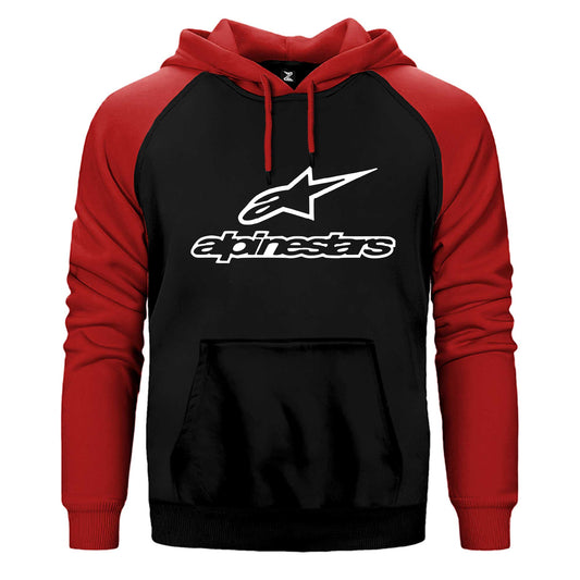 Alpinestars Logo Text Çift Renk Reglan Kol Sweatshirt / Hoodie