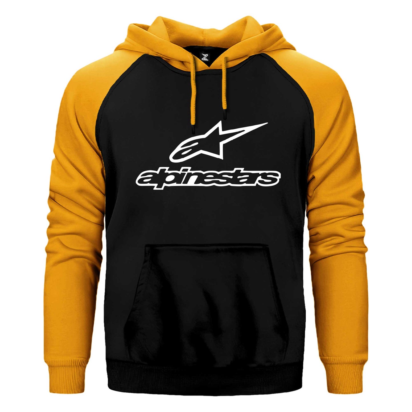 Alpinestars Logo Text Çift Renk Reglan Kol Sweatshirt / Hoodie