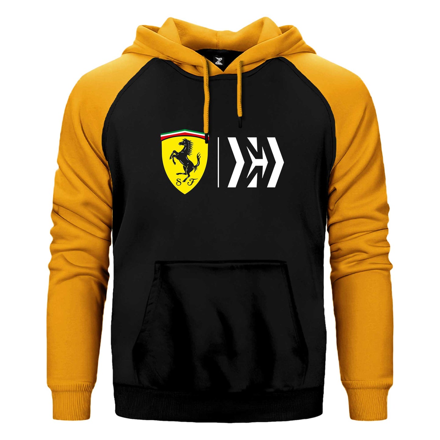 Scuderia Ferrari Mission Çift Renk Reglan Kol Sweatshirt / Hoodie