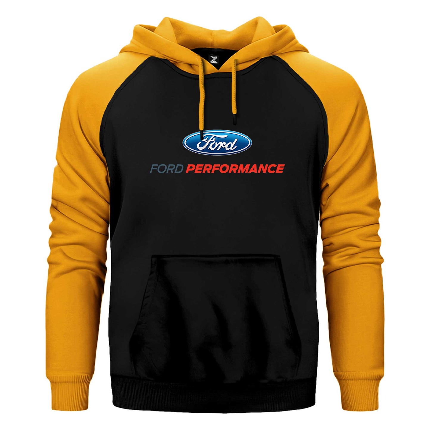 Ford Performance Çift Renk Reglan Kol Sweatshirt / Hoodie