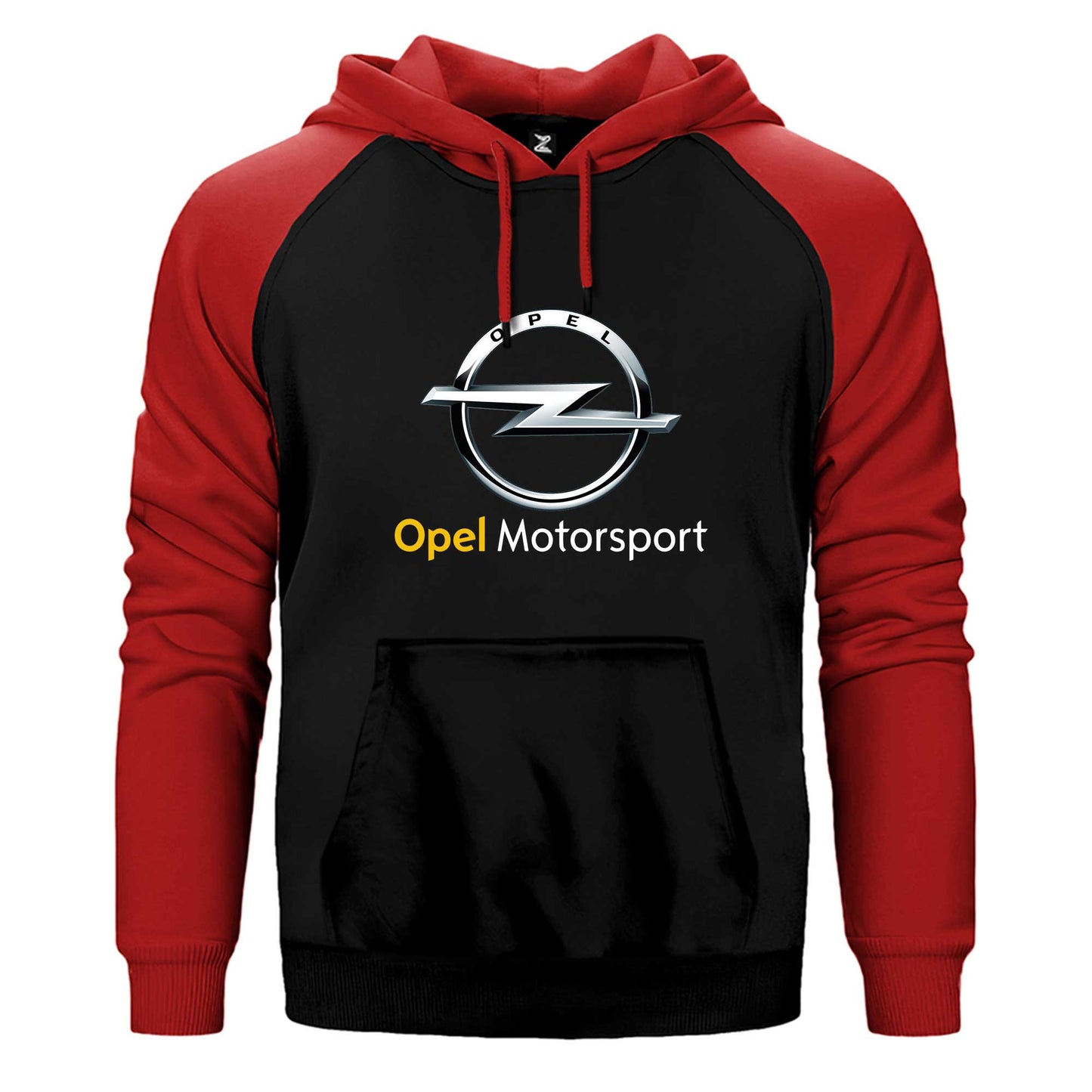 Opel Motorsport Çift Renk Reglan Kol Sweatshirt / Hoodie
