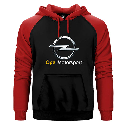 Opel Motorsport Çift Renk Reglan Kol Sweatshirt / Hoodie