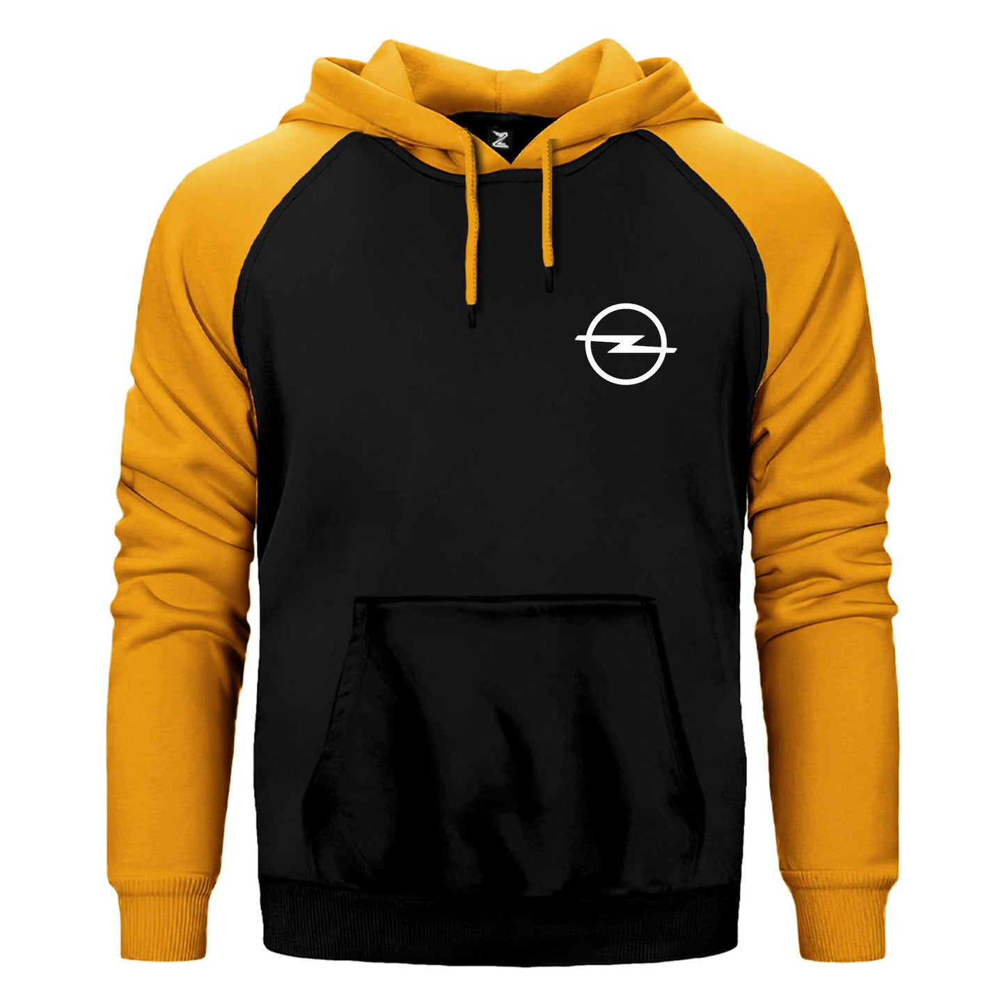 Opel Logo Çift Renk Reglan Kol Sweatshirt / Hoodie