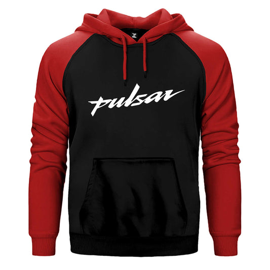 İndirimli Pulsar Logo Kırmızı Renk Reglan Kol Sweatshirt / Hoodie