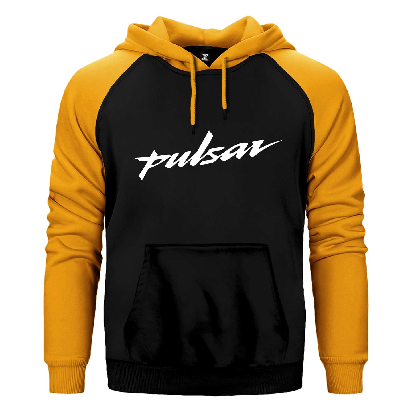 Pulsar Logo Çift Renk Reglan Kol Sweatshirt / Hoodie