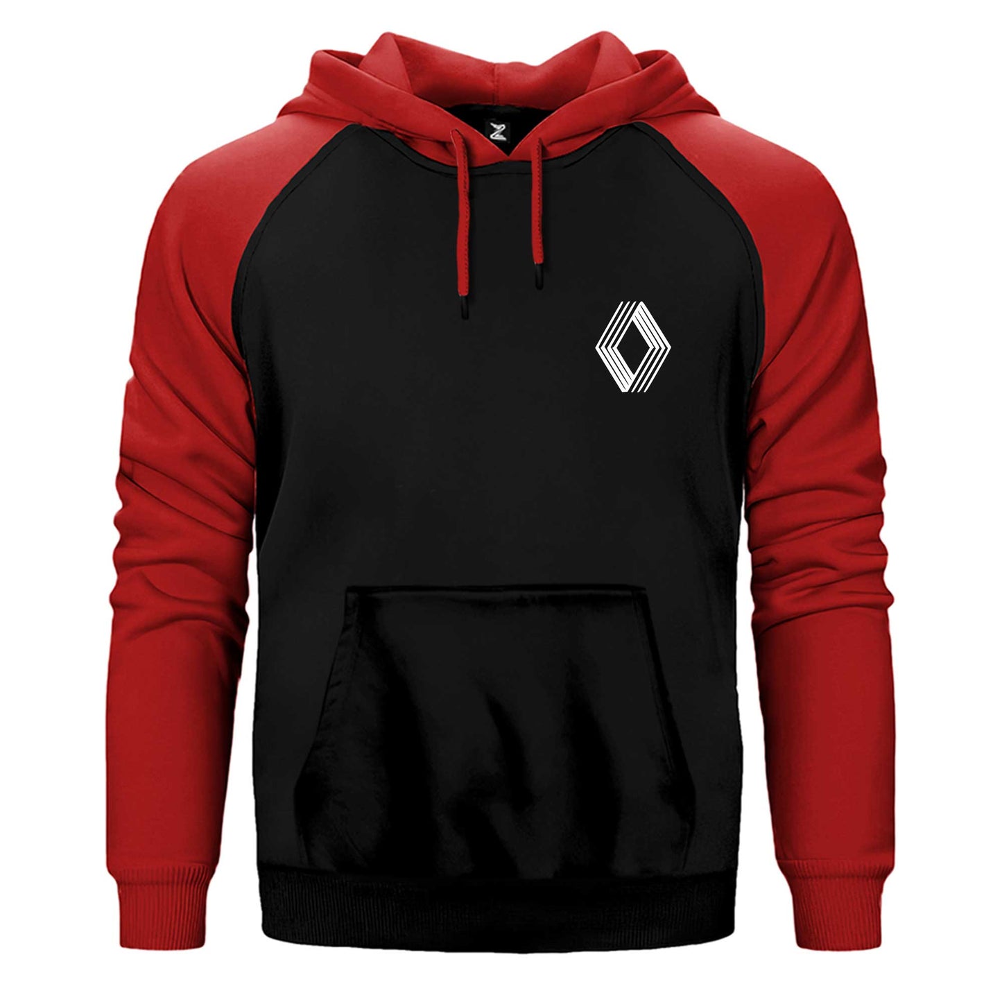 Renault Logo Çift Renk Reglan Kol Sweatshirt / Hoodie