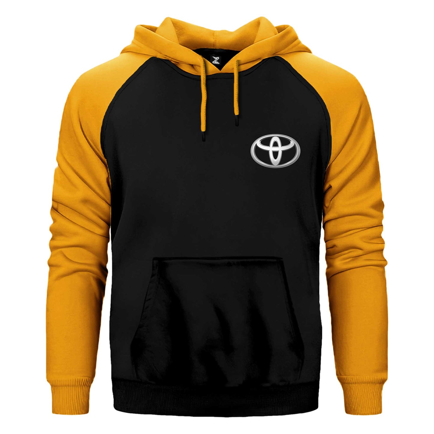 Toyata Logo Çift Renk Reglan Kol Sweatshirt / Hoodie