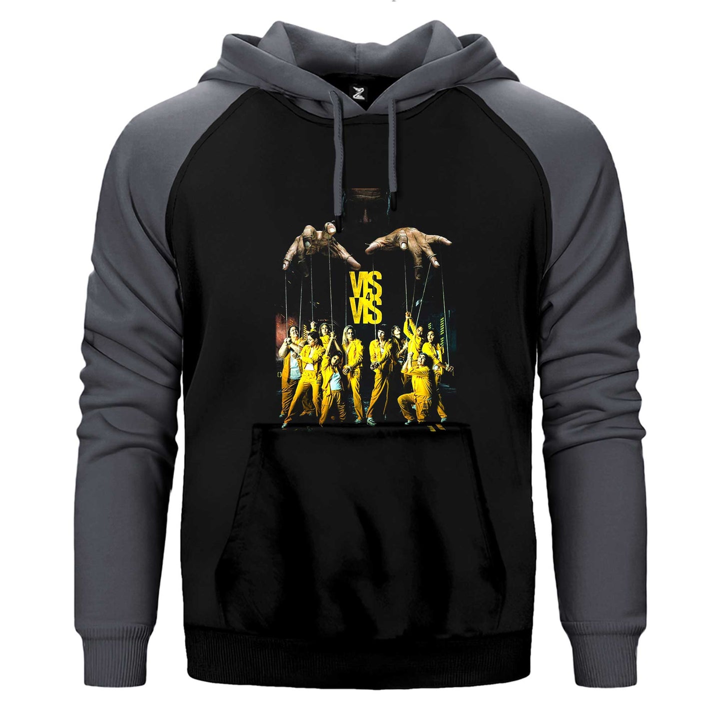 Vis A Vis Çift Renk Reglan Kol Sweatshirt / Hoodie