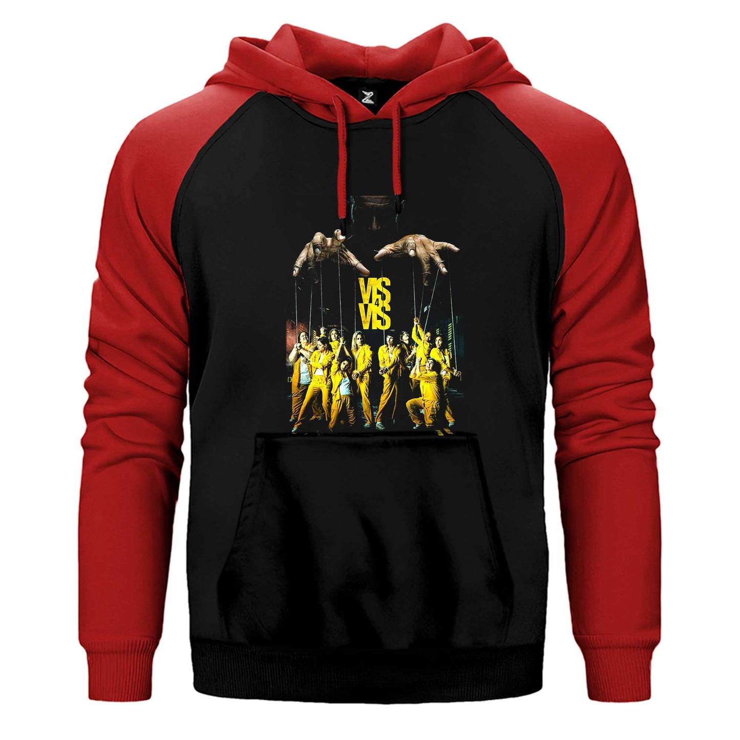 Vis A Vis Çift Renk Reglan Kol Sweatshirt / Hoodie