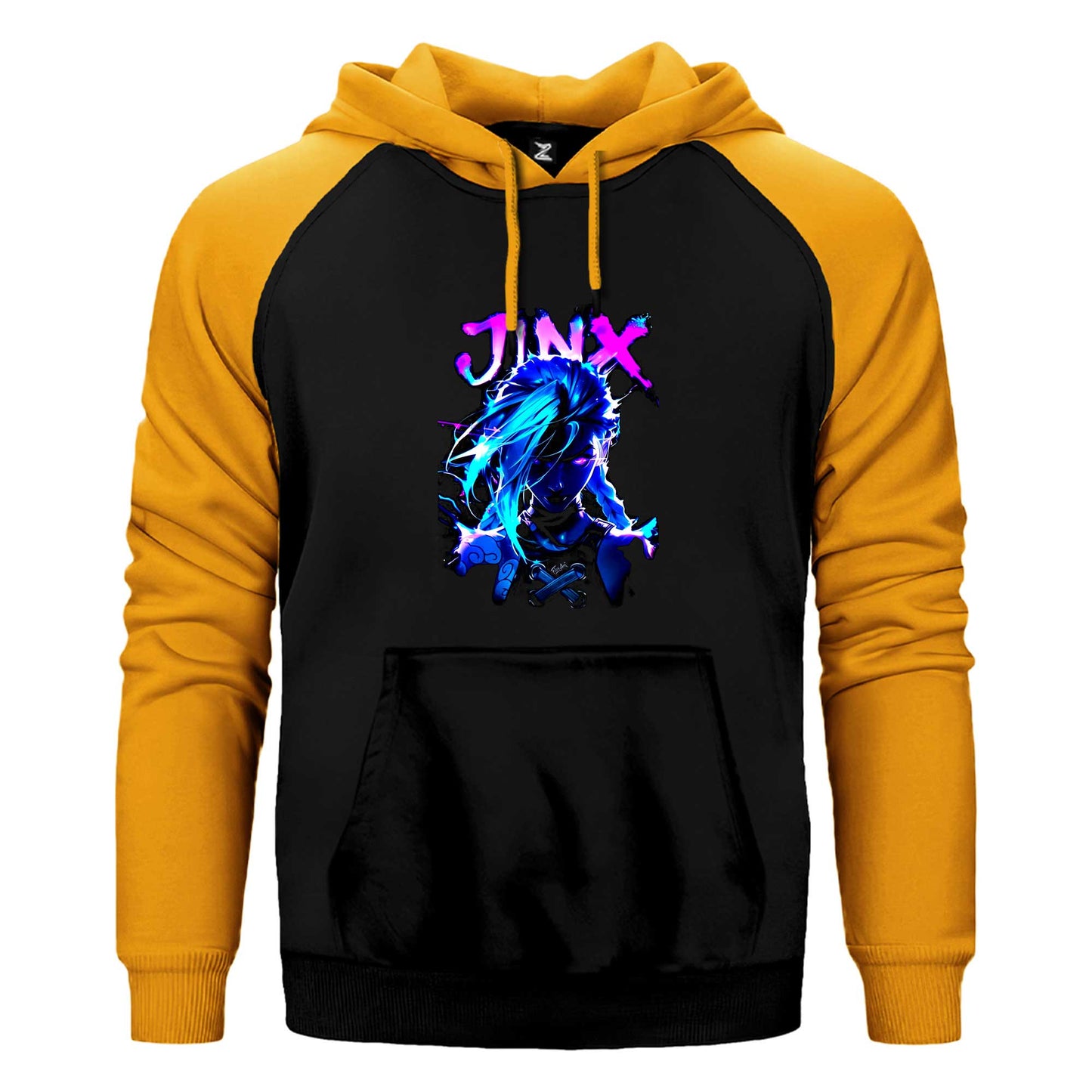 Jinx Çift Renk Reglan Kol Sweatshirt / Hoodie