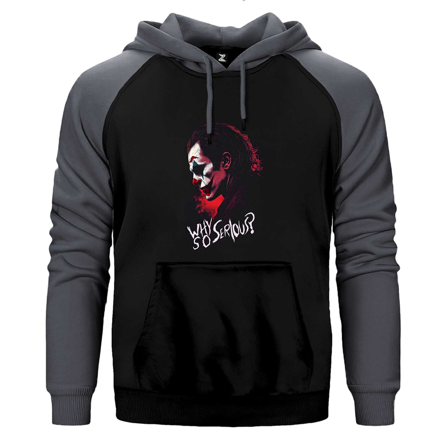 Joker Çift Renk Reglan Kol Sweatshirt / Hoodie