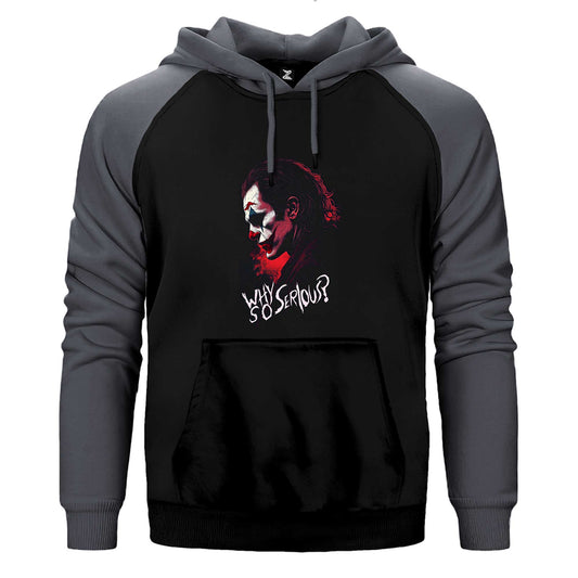 Joker Çift Renk Reglan Kol Sweatshirt / Hoodie