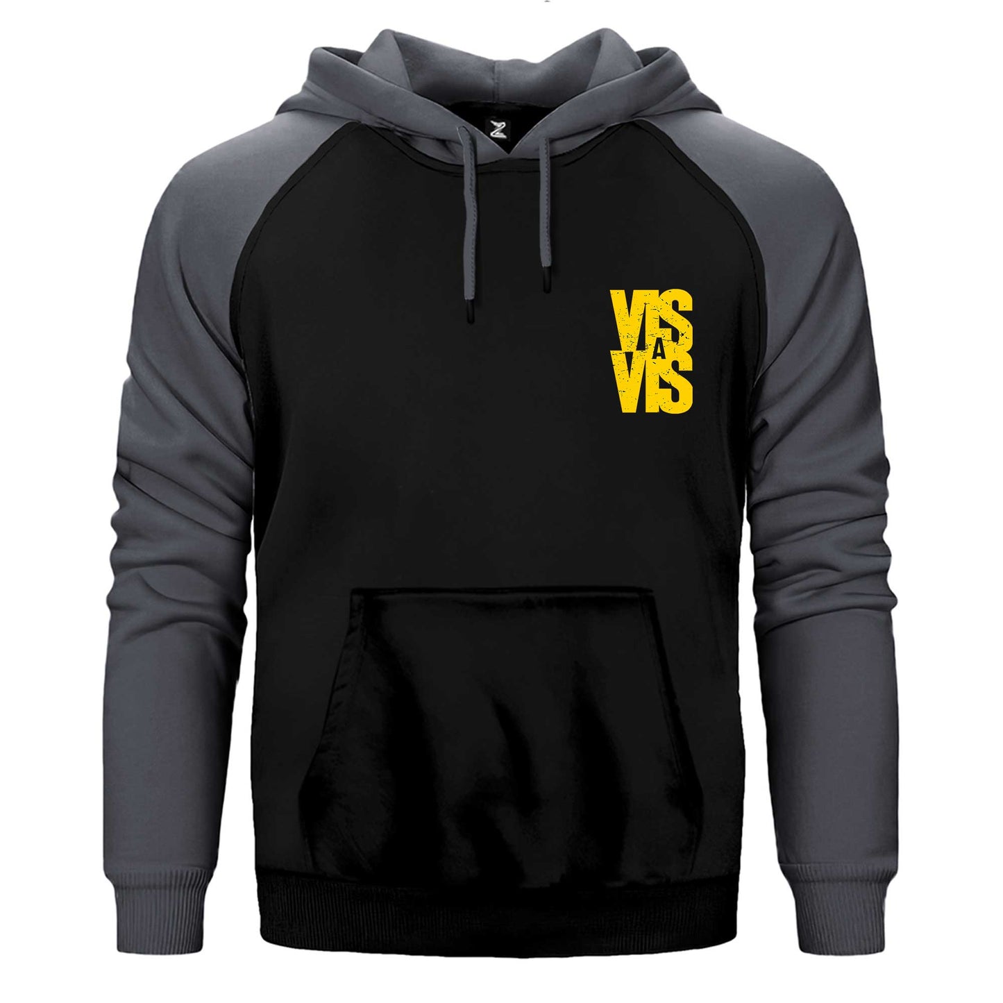 Vis A Vis Logo Çift Renk Reglan Kol Sweatshirt / Hoodie