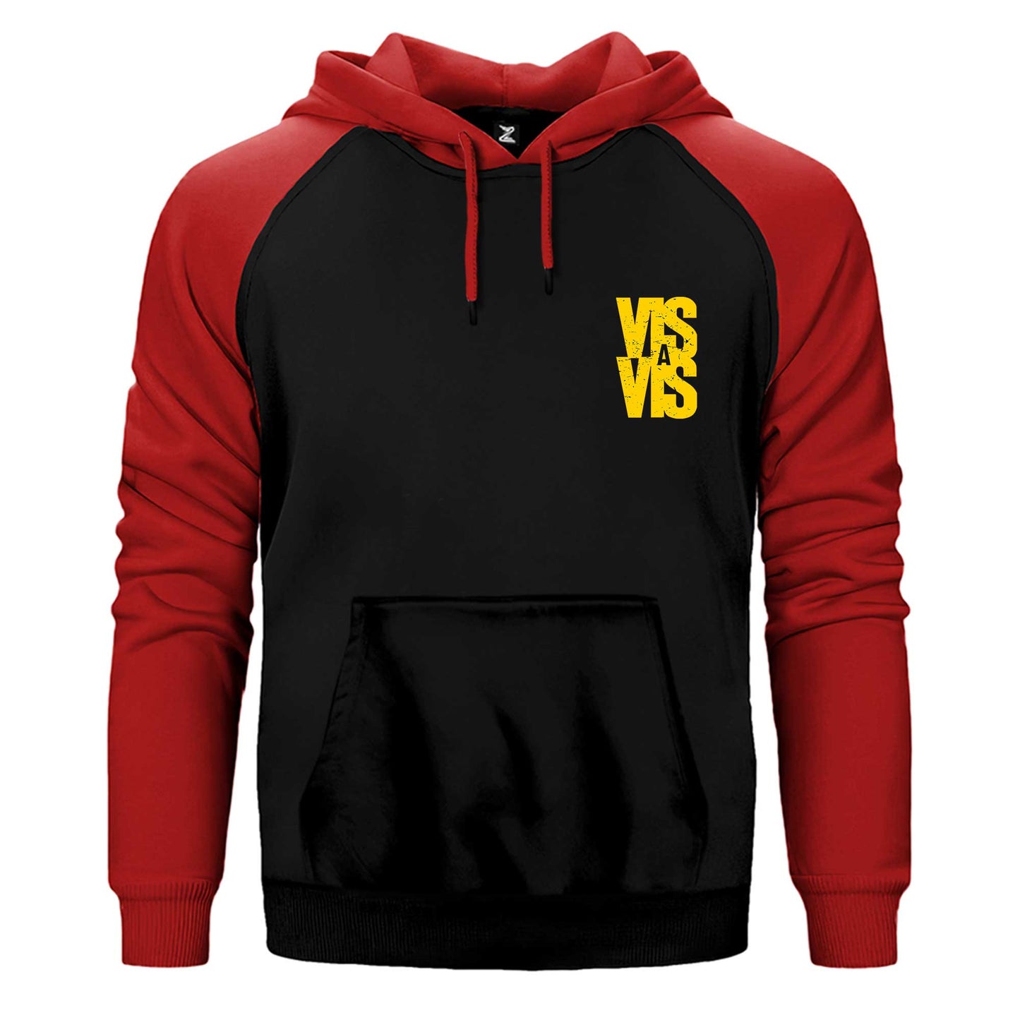 Vis A Vis Logo Çift Renk Reglan Kol Sweatshirt / Hoodie