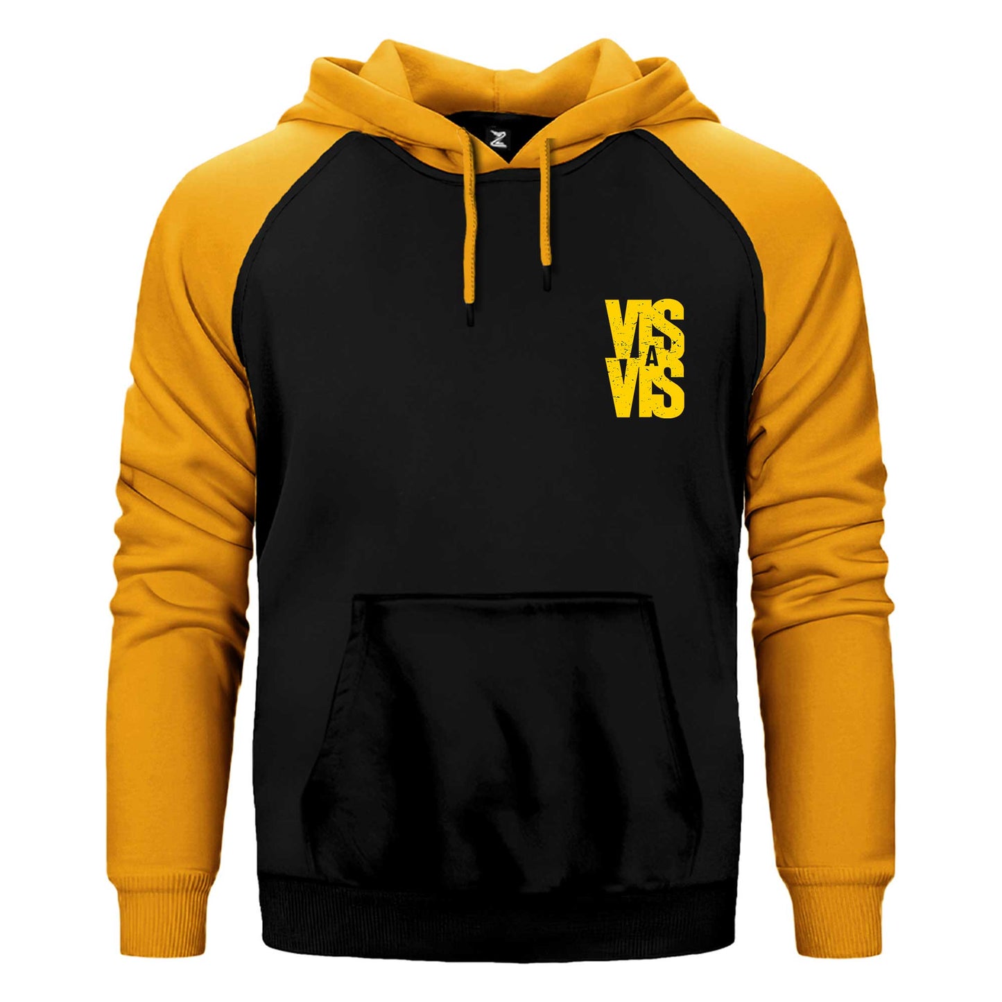 Vis A Vis Logo Çift Renk Reglan Kol Sweatshirt / Hoodie