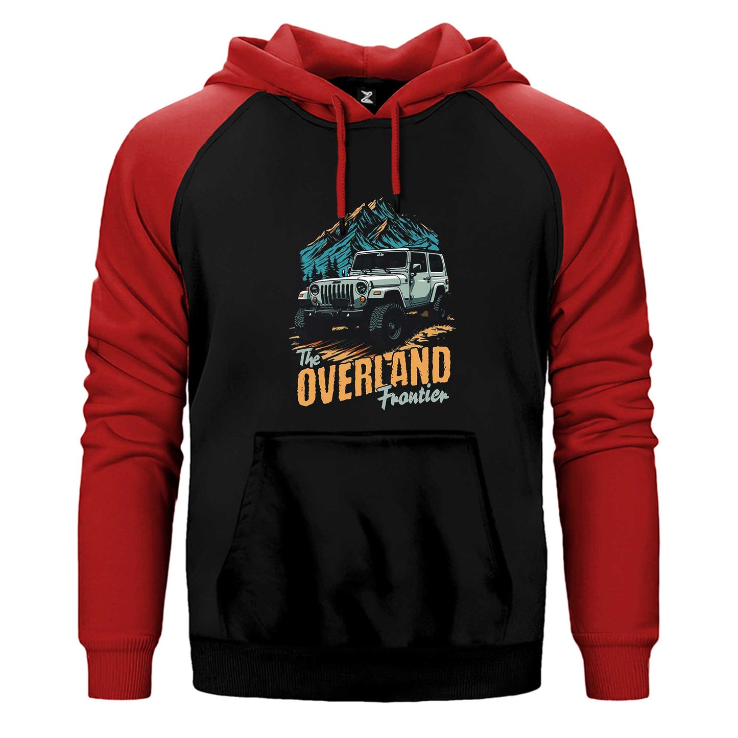 Overland Çift Renk Reglan Kol Sweatshirt / Hoodie