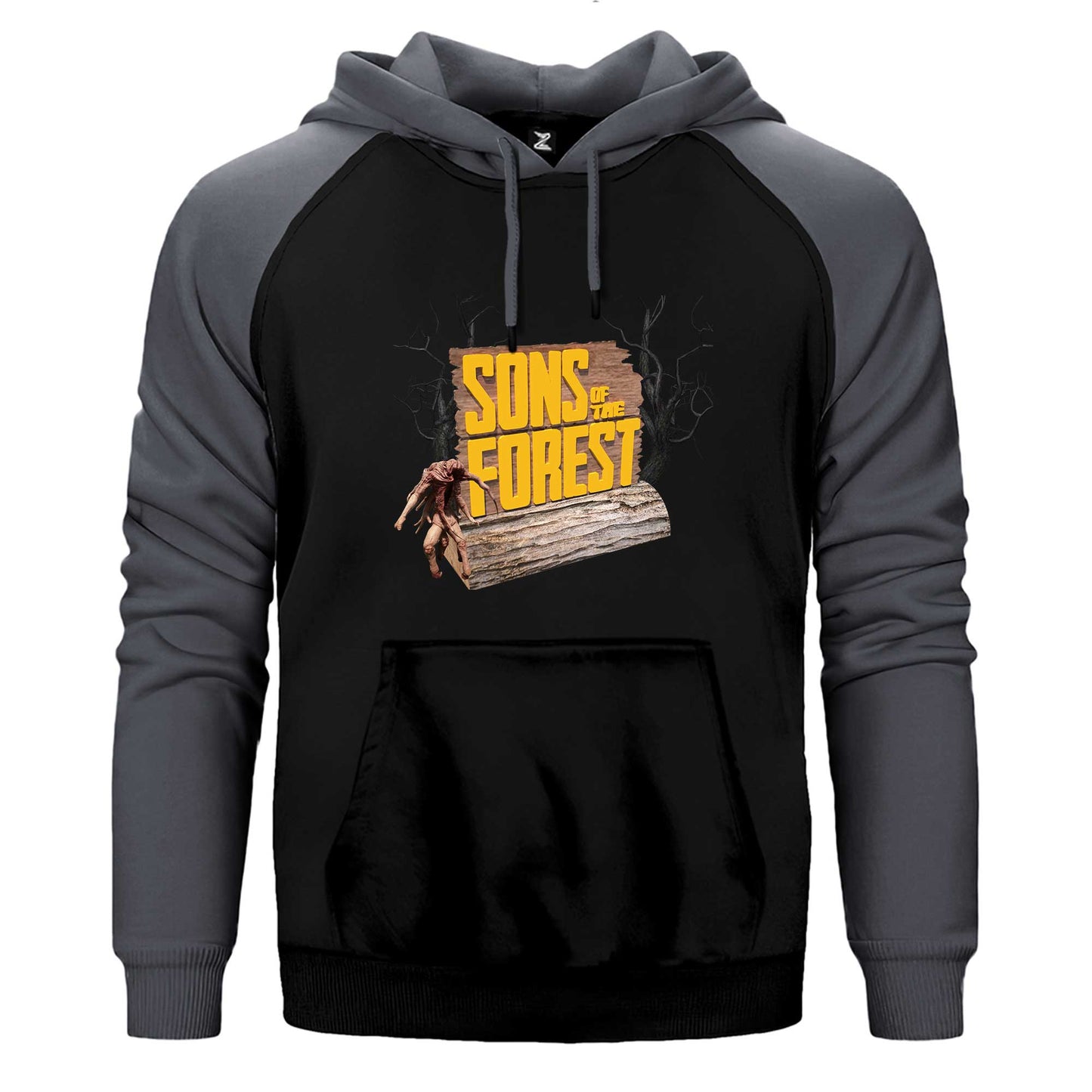 Sons Of The Forest Tree Çift Renk Reglan Kol Sweatshirt / Hoodie