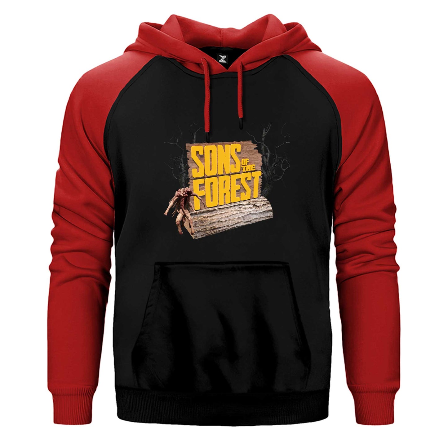 Sons Of The Forest Tree Çift Renk Reglan Kol Sweatshirt / Hoodie