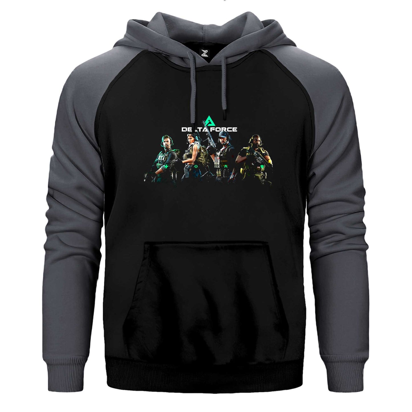 Delta Force Team Çift Renk Reglan Kol Sweatshirt / Hoodie