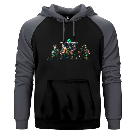 Delta Force Team Çift Renk Reglan Kol Sweatshirt / Hoodie