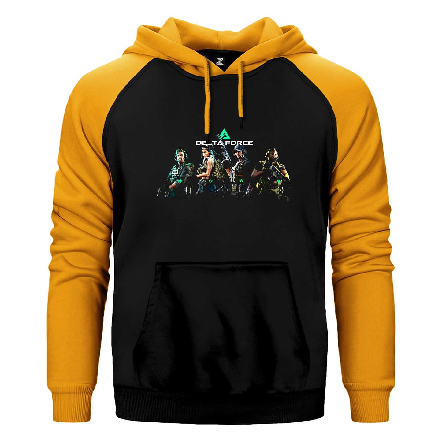 Delta Force Team Çift Renk Reglan Kol Sweatshirt / Hoodie