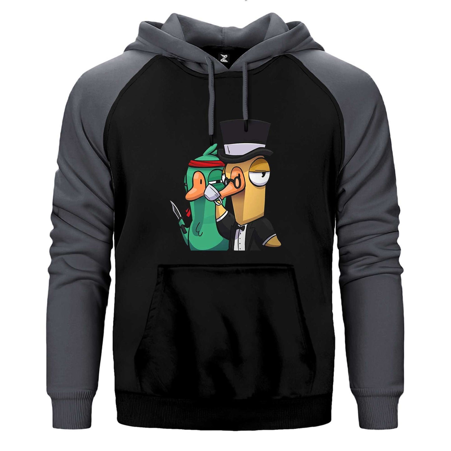 Goose Goose Duck Katil Çift Renk Reglan Kol Sweatshirt / Hoodie