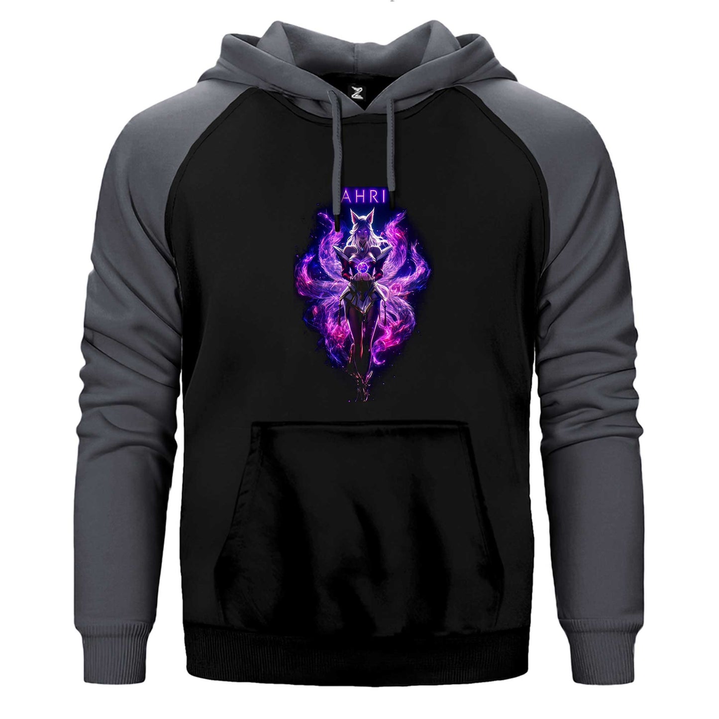League Of Legends Ahrı Çift Renk Reglan Kol Sweatshirt / Hoodie