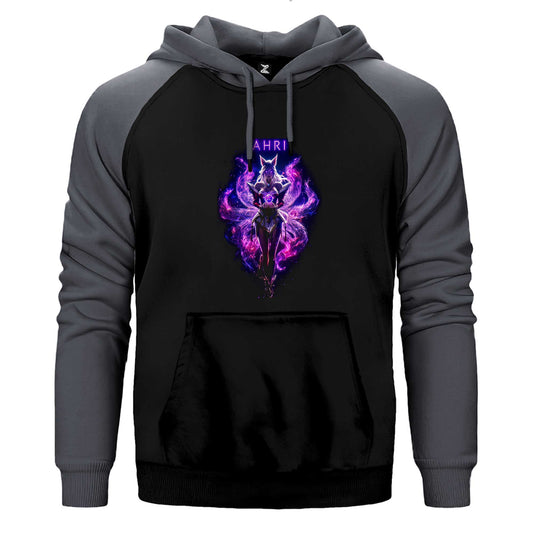 League Of Legends Ahrı Çift Renk Reglan Kol Sweatshirt / Hoodie