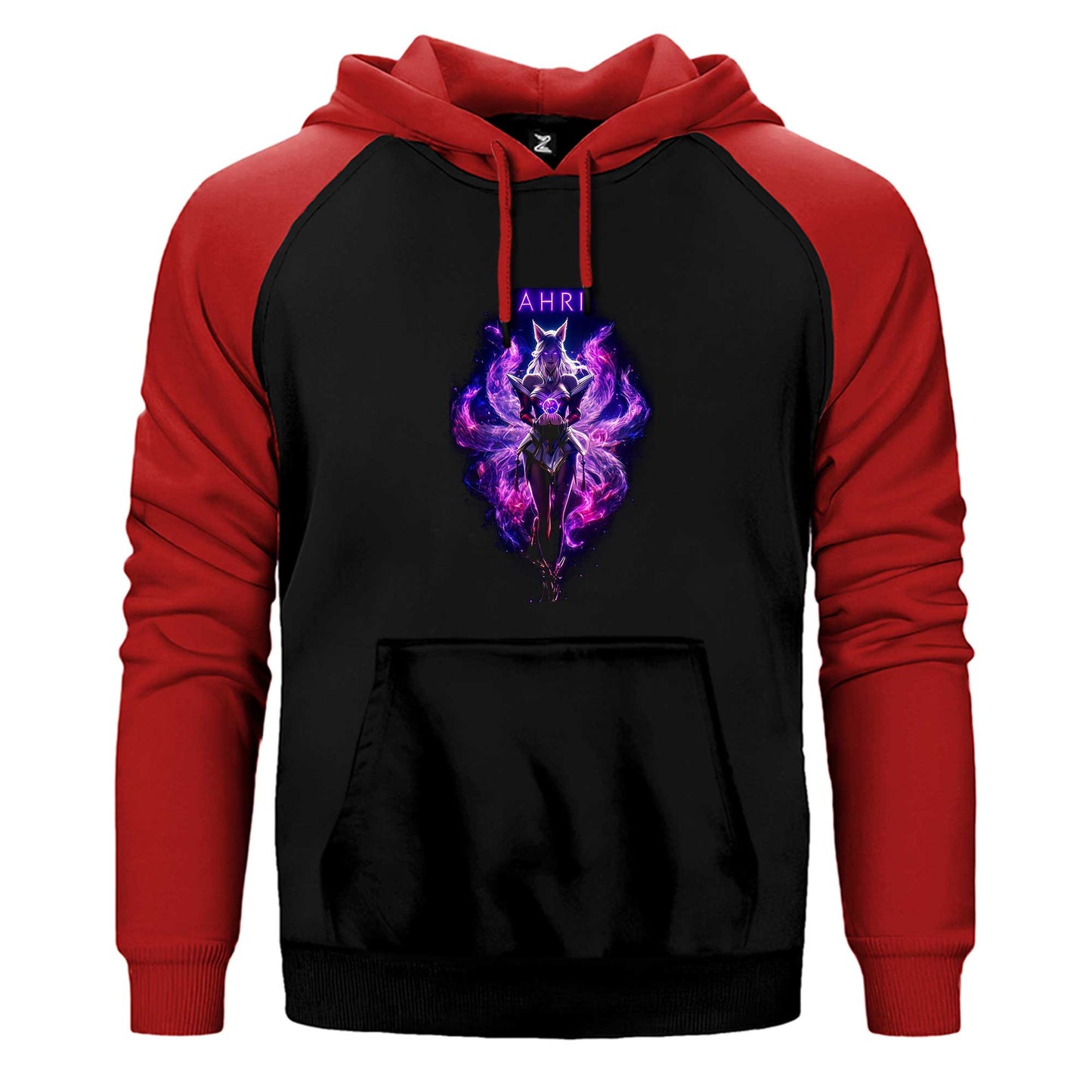 League Of Legends Ahrı Çift Renk Reglan Kol Sweatshirt / Hoodie