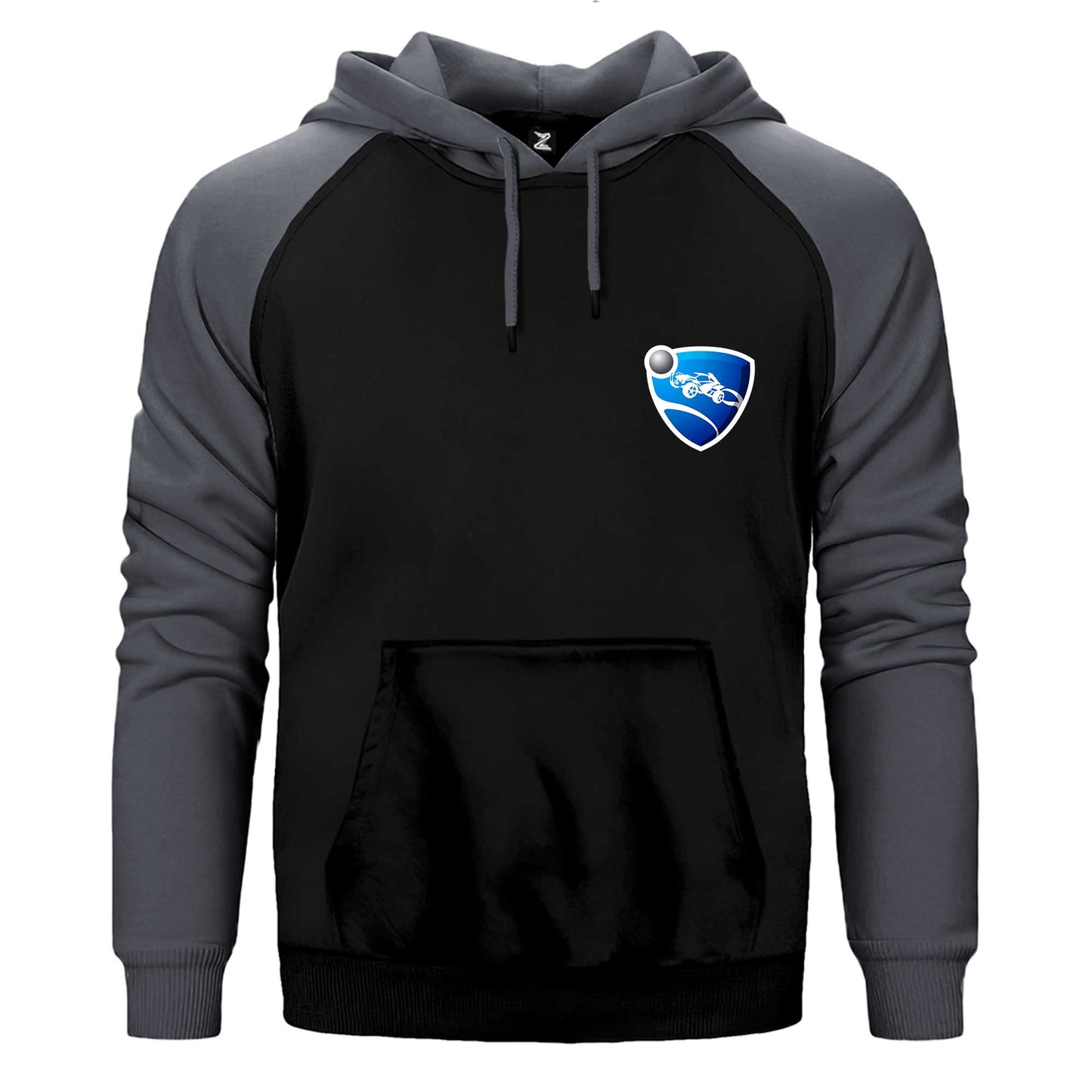 Rocket League Amblem Çift Renk Reglan Kol Sweatshirt / Hoodie