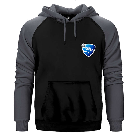 Rocket League Amblem Çift Renk Reglan Kol Sweatshirt / Hoodie