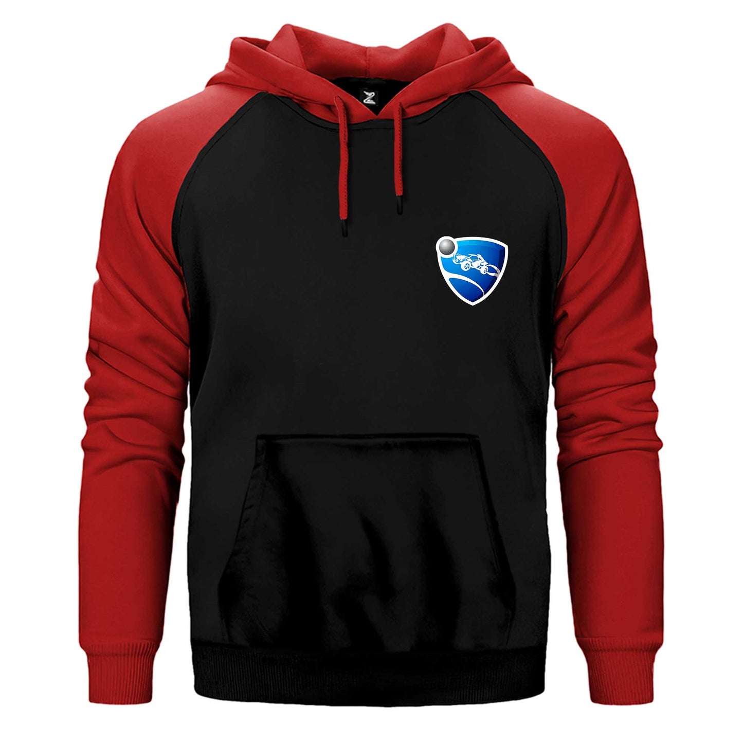Rocket League Amblem Çift Renk Reglan Kol Sweatshirt / Hoodie