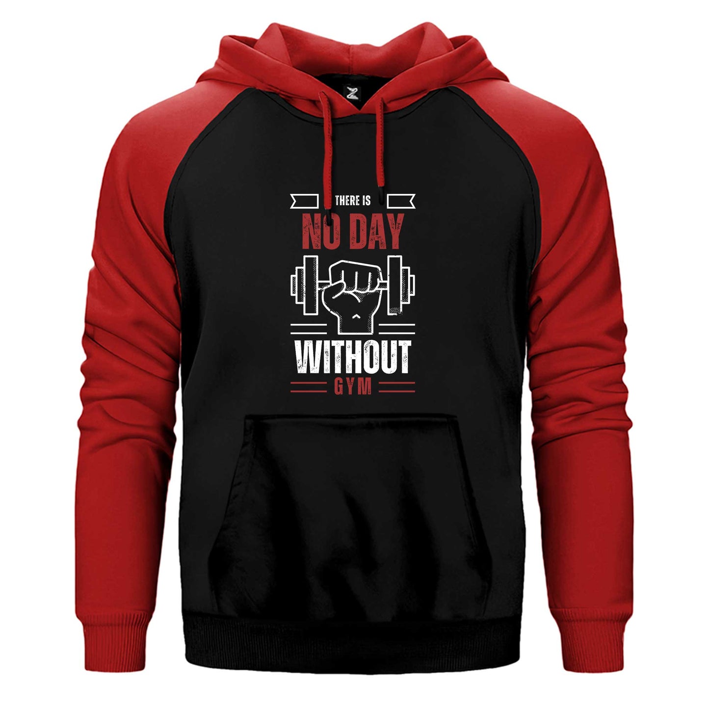 Without Gym Çift Renk Reglan Kol Sweatshirt / Hoodie
