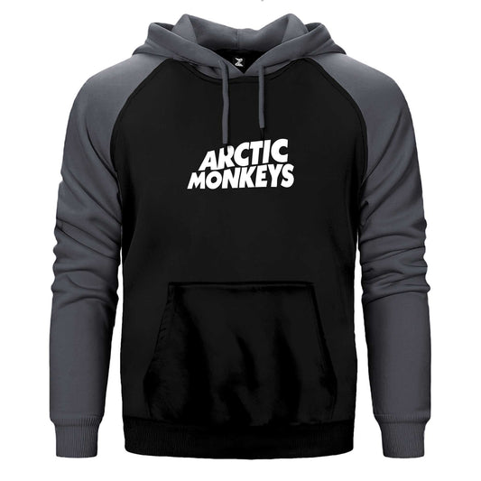 Artic Monkeys White Logo Çift Renk Reglan Kol Sweatshirt / Hoodie
