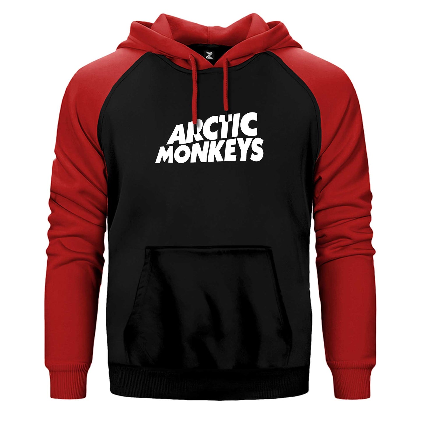 Artic Monkeys White Logo Çift Renk Reglan Kol Sweatshirt / Hoodie