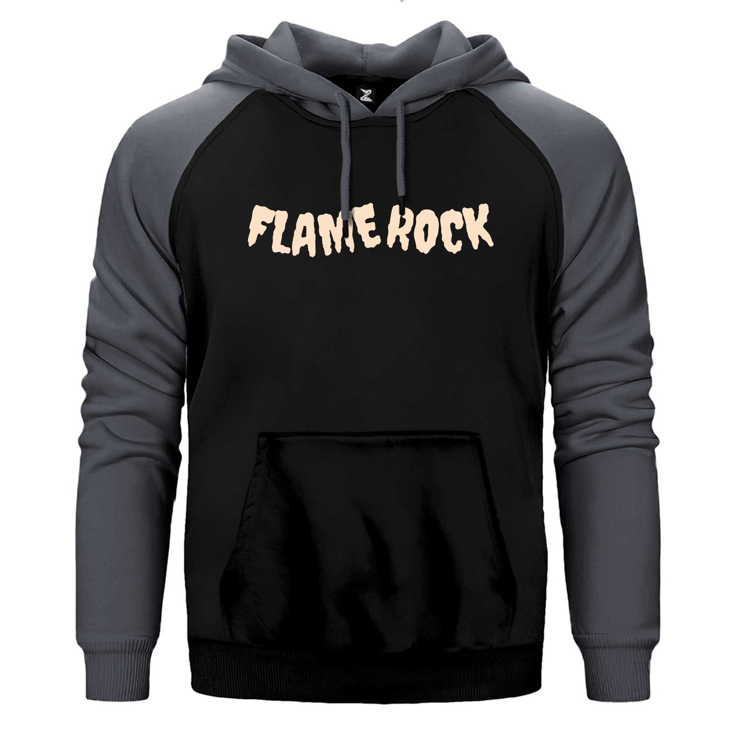 Dark Rock Musıc Çift Renk Reglan Kol Sweatshirt / Hoodie