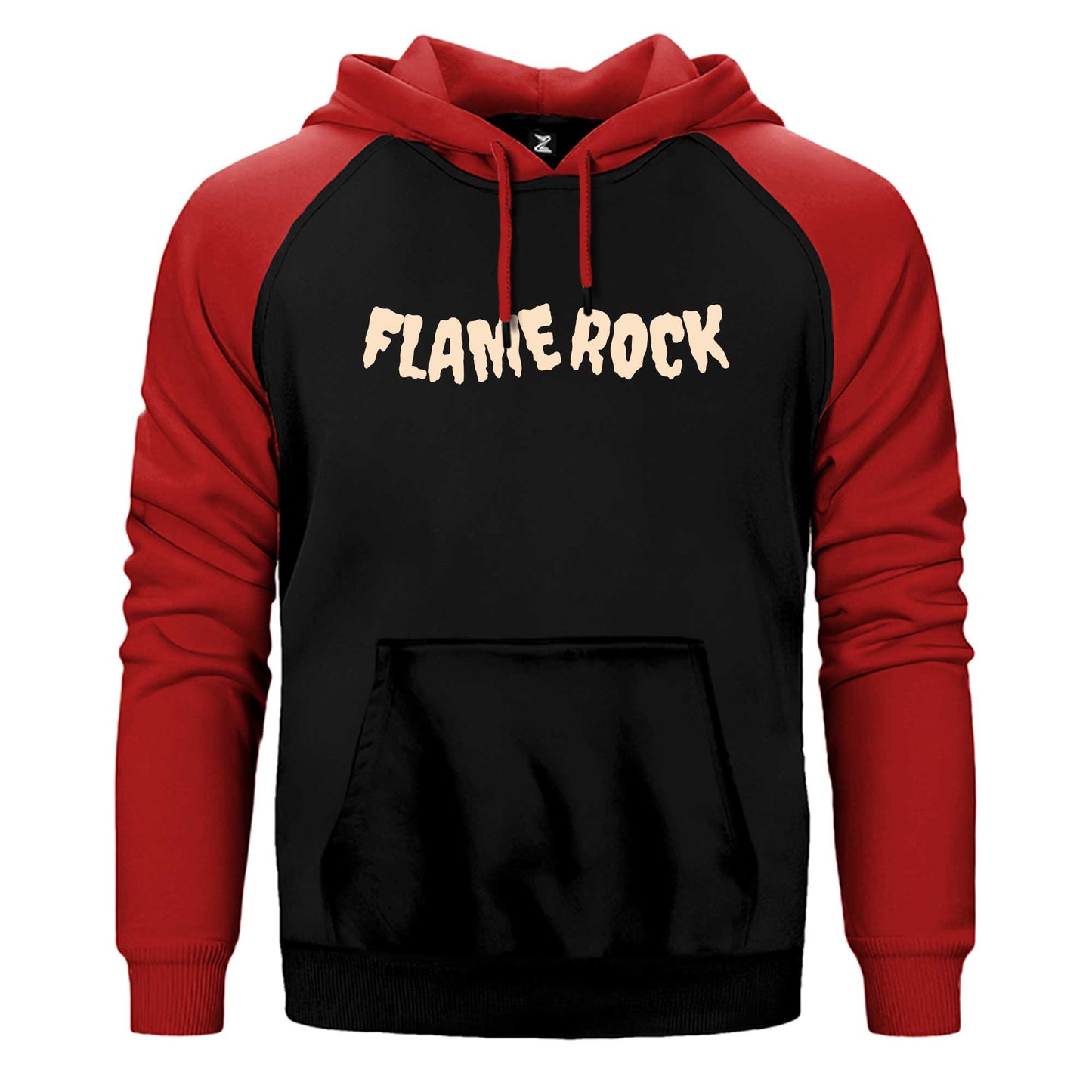 Dark Rock Musıc Çift Renk Reglan Kol Sweatshirt / Hoodie