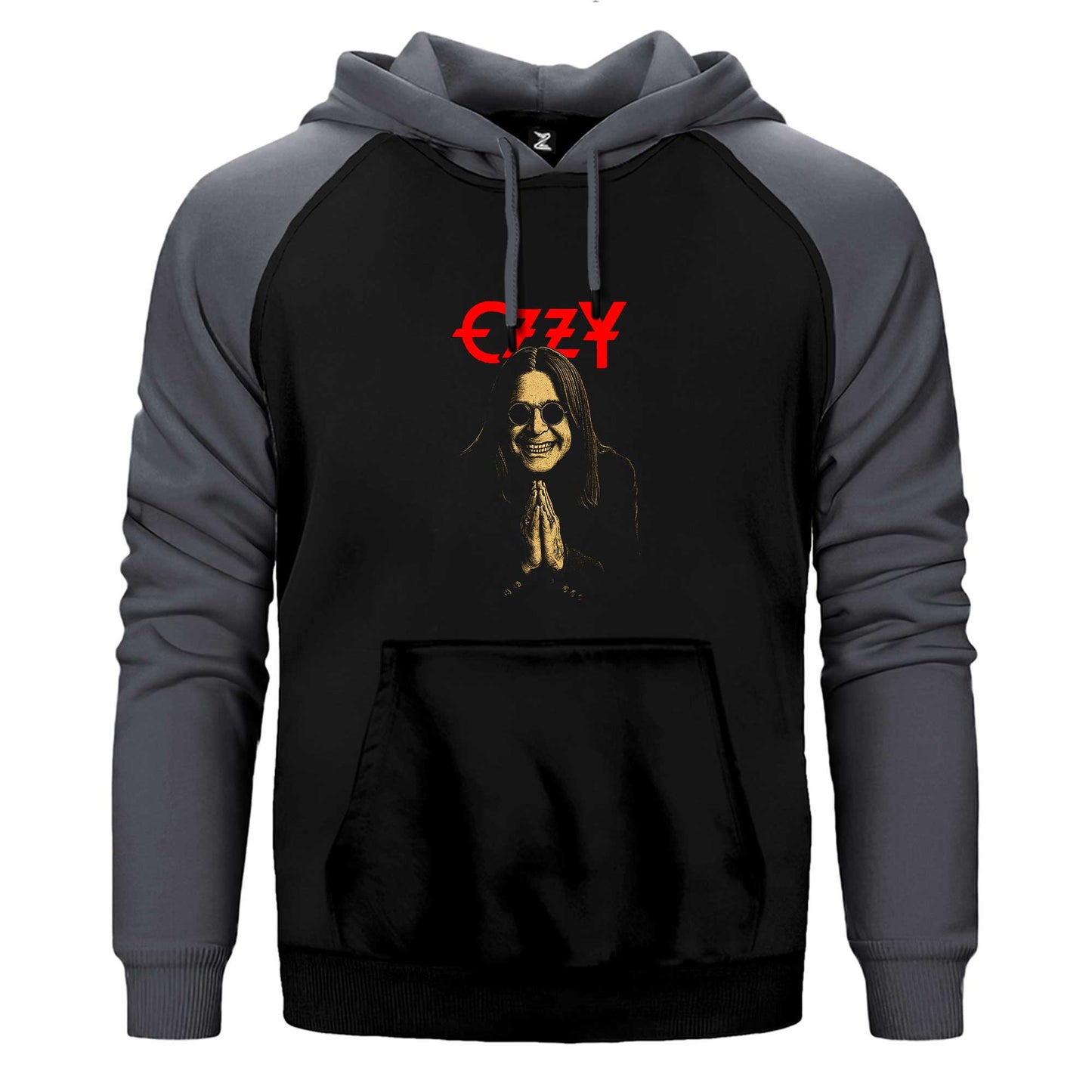Ozzy Osbounre Çift Renk Reglan Kol Sweatshirt / Hoodie