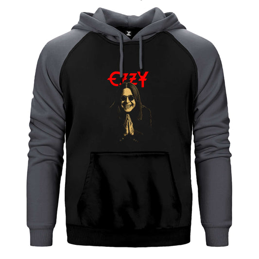 Ozzy Osbounre Çift Renk Reglan Kol Sweatshirt / Hoodie