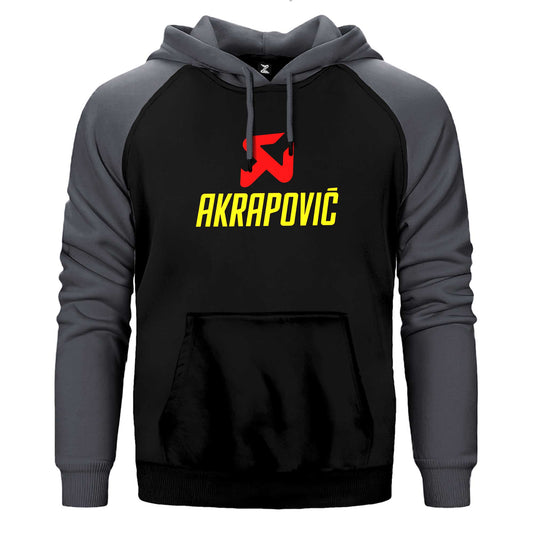 Akrapovic Çift Renk Reglan Kol Sweatshirt / Hoodie