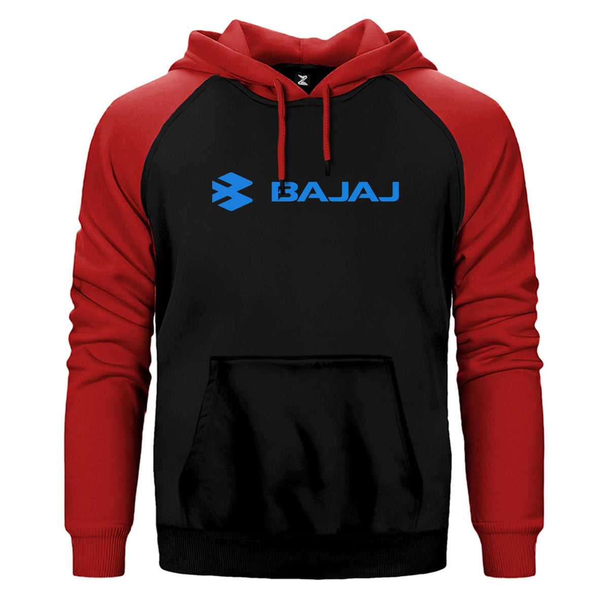 Bajaj Logo 2 Çift Renk Reglan Kol Sweatshirt / Hoodie