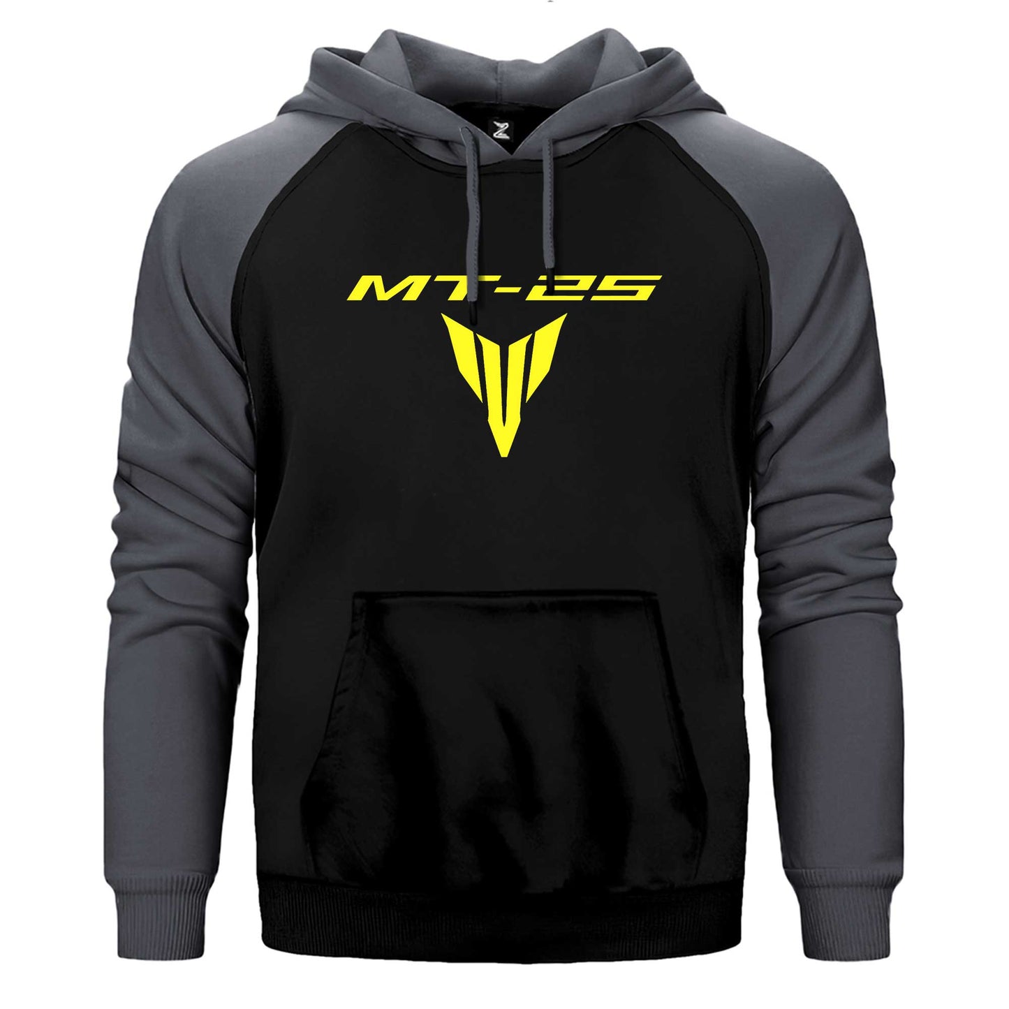 Yamaha MT 25 Logo Çift Renk Reglan Kol Sweatshirt / Hoodie